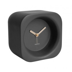 Ρολόι Επιτραπέζιο - Ξυπνητήρι KA5813BK H.12cm Chunky Black Karlsson Πολυρεσίνη