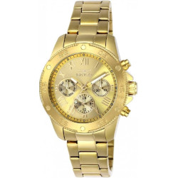 Invicta Wildflower Multi-Function Gold Dial Ladies Watch 21731