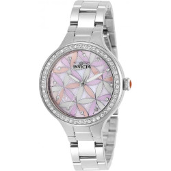 Invicta Wildflower Crystal Mother of Pearl Dial Ladies Watch 28823