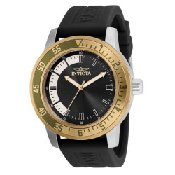 Invicta Specialty Quartz Black Dial Black Silicone Men's Watch 35682