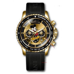 Invicta Disney Limited Edition Mickey Mouse Chronograph Quartz Gold Dial Αντρικό Ρολόι 39045