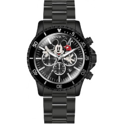 Invicta Disney Limited Edition Chronograph Quartz Black Dial Αντρικό Ρολόι 39046