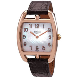 Hermes Cape Cod Quartz Mother of Pearl Dial Ladies Watch A CT1.270.213/MHA