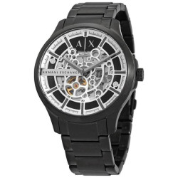 Armani Exchange Hampton Automatic Grey Dial Gunmetal-plated Men's Watch AX2417
