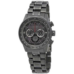 Citizen Nighthawk Chronograph Charcoal Grey Dial Men's Watch CA4377-53H