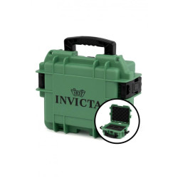 Invicta Watch Box - 3 Slot - DC3-LTGRN