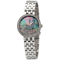 Lucien Piccard Ava Black Mother of Pearl Dial Ladies Watch LP-28022-11MOP