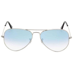 Ray Ban Aviator Gradient Light Blue Gradient Sunglasses Rb3025-0033F-5814