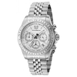 Technomarine Manta Ray Chronograph Quartz Crystal White Dial Ladies Watch TM-221014