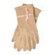 Γυναικεία γάντια με δερμάτινο φιογκάκι