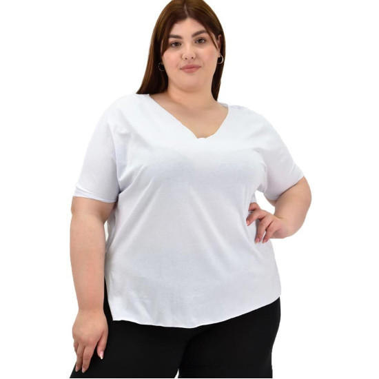 Γυναικεία μπλούζα μονόχρωμο  plus size
