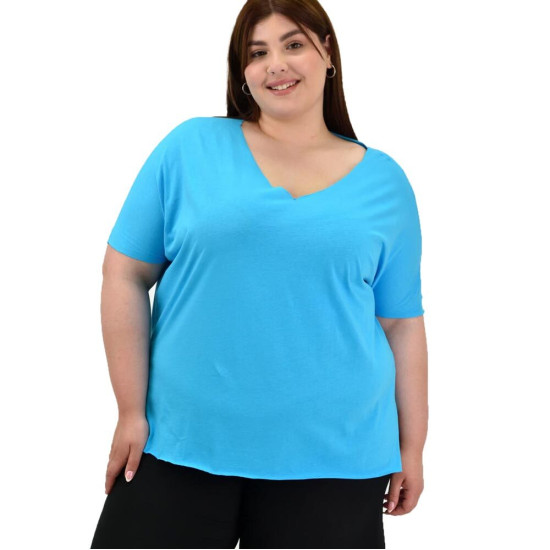 Γυναικεία μπλούζα μονόχρωμο  plus size