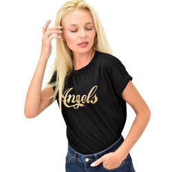 Γυναικείο μπλούζα με τύπωμα Angels 
