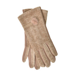 Γυναικεία γάντια με φουντάκι