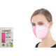 Famex Μάσκα Προστασίας FFP2 Particle Filtering Half NR σε Ροζ χρώμα 20τμχ