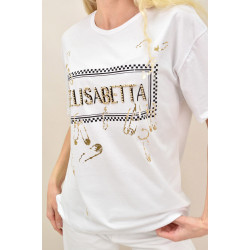Γυναικείο T-shirt με τύπωμα ELISABETTA