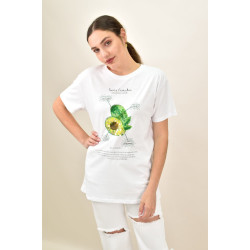 Γυναικείο T-shirt με τύπωμα αβοκάντο