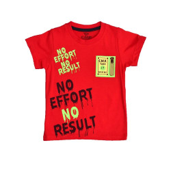 Παιδική μπλούζα με τύπωμα NO EFFORT NO RESULT