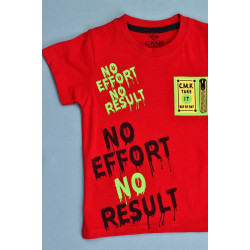 Παιδική μπλούζα με τύπωμα NO EFFORT NO RESULT