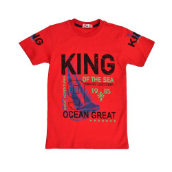 Παιδική μπλούζα με τύπωμα KING