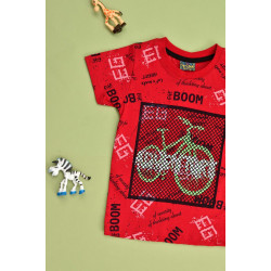 Παιδική μπλούζα με τύπωμα ποδήλατο