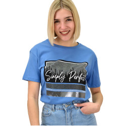 Γυναικείο T-shirt με στρας Simply Perfect