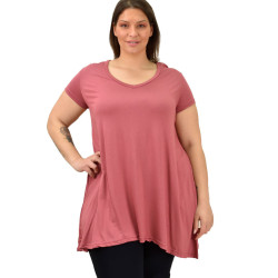 Γυναικεία μπλούζα μονόχρωμη oversized