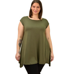 Γυναικεία μπλούζα μονόχρωμη oversized
