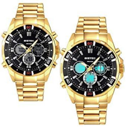 Mens Elegant Watches Gold Plated