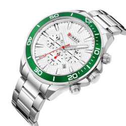 Ανδρικό Ρολόι Curren 8309 με χρονογράφους Green