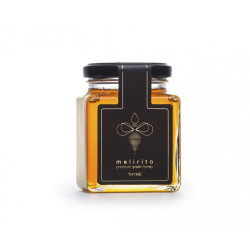 Melirito Cretan Thyme Honey from the foothills of M/t Ida (Psiloritis) 250gr. 100% Pure Greek Honey