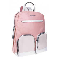 Τσάντα καθημερινή BACK PACK DUKIDASO T6243 σε Ροζ απόχρωση