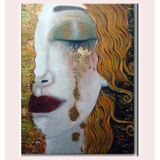 The Freya’s Gold Tears by Klimt 60x80 εκ.