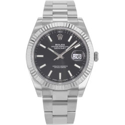 Rolex Datejust 41 Black Dial Stainless Steel REPLICA